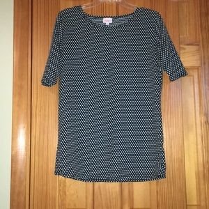 Polka a dot lularoe top